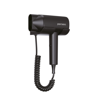 Secador Cabelo Preto de Parede 1600W ZEUS
